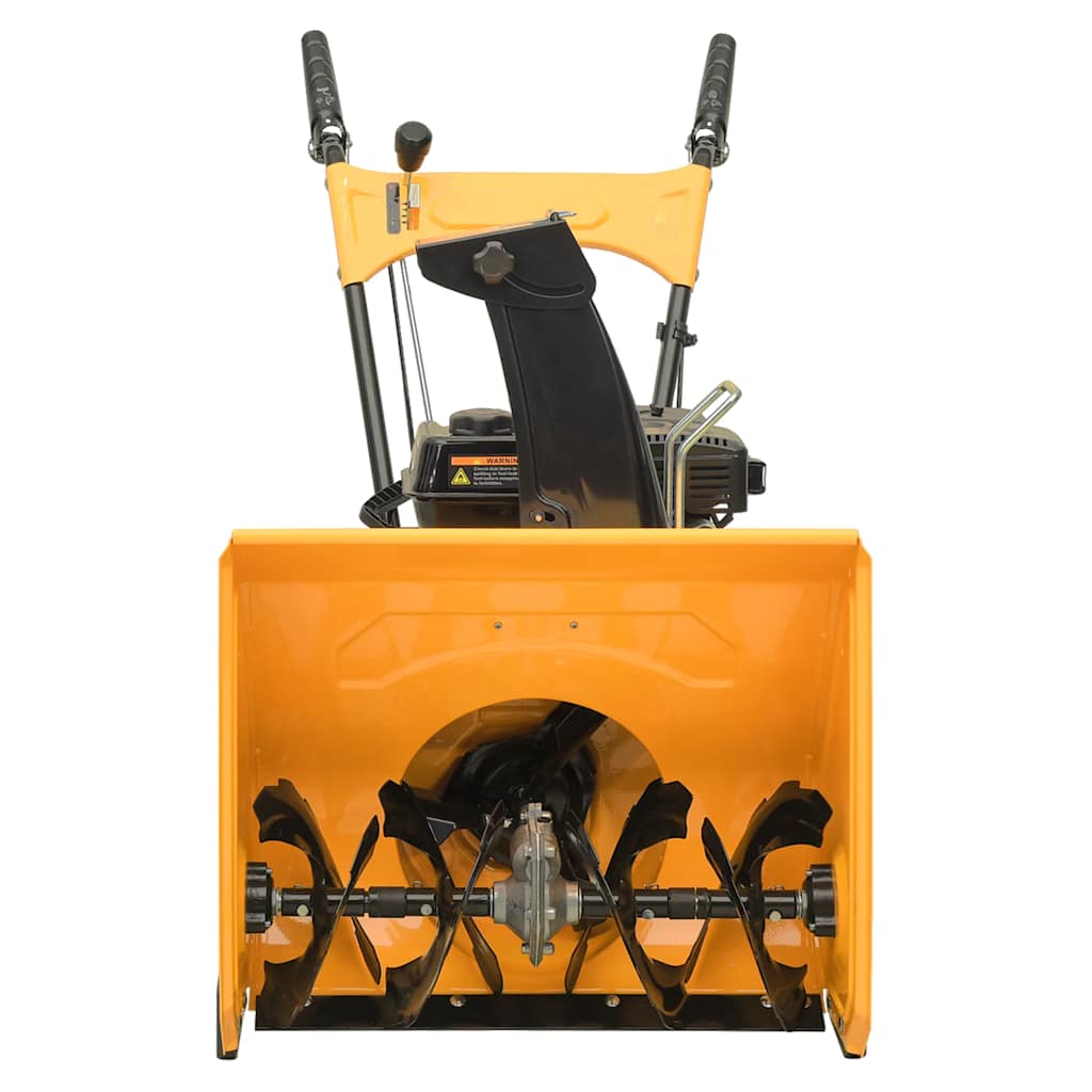 Lançador de neve 6,5 cv amarelo e preto