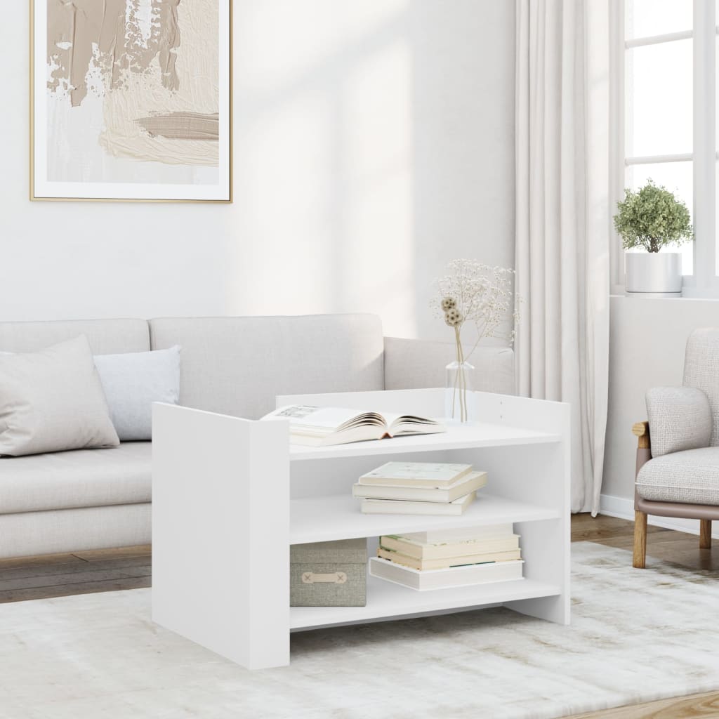 Mesa de centro 80x50x50 cm derivados de madeira branco