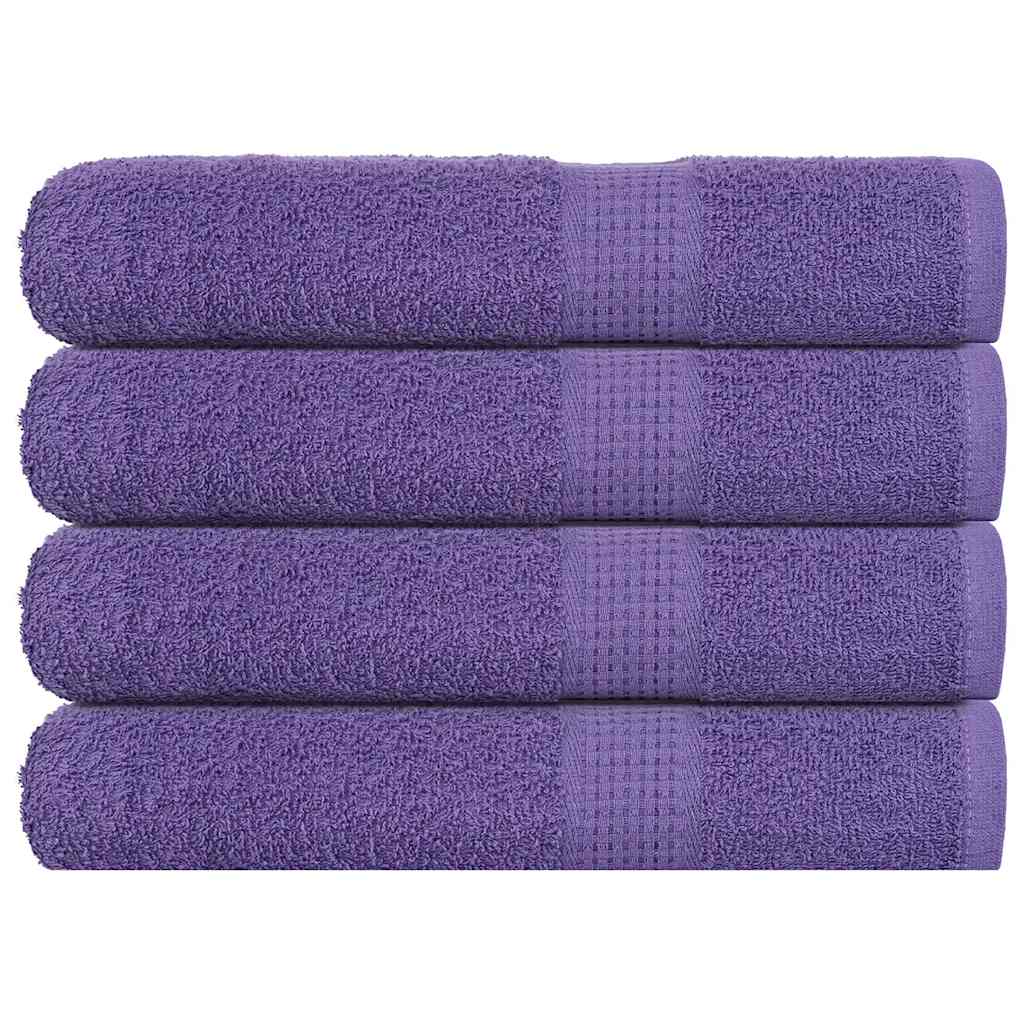 Toalhas de sauna frogn 4 pcs 80x200 cm 360 g/m² roxo