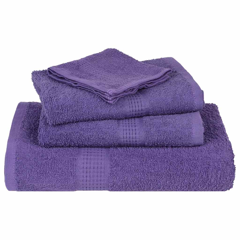 Toalhas de sauna frogn 4 pcs 80x200 cm 360 g/m² roxo