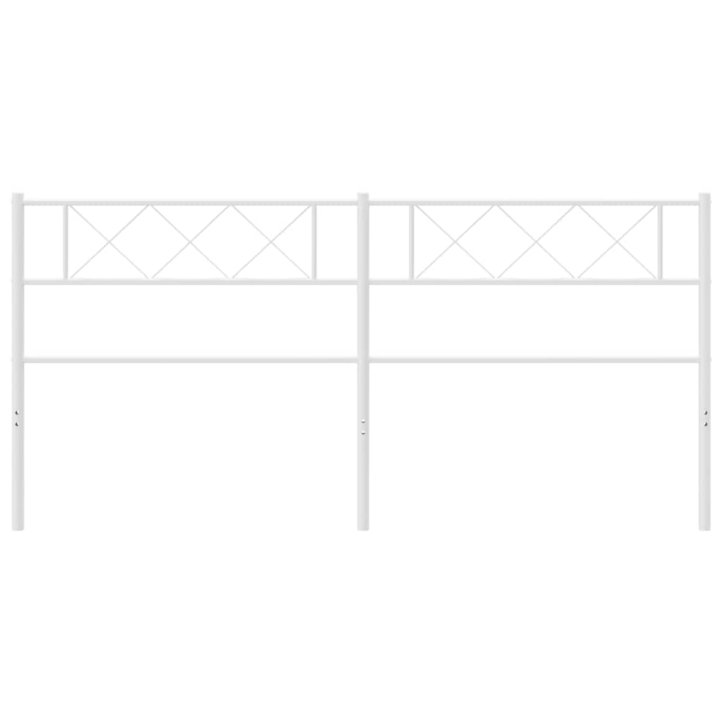 Cabeceira de substituição 193 cm metal branco