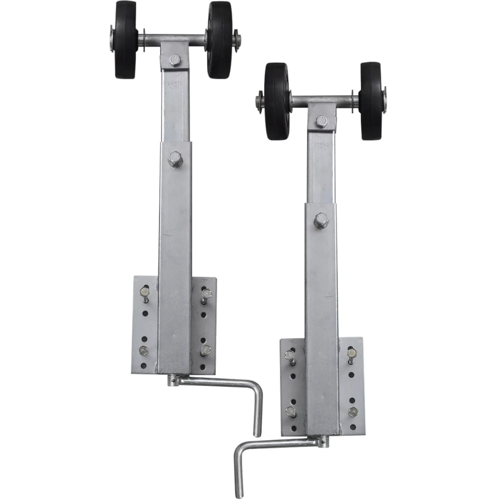 Suporte arco rolo duplo p/ reboque de barco conjunto 2 59-84 cm