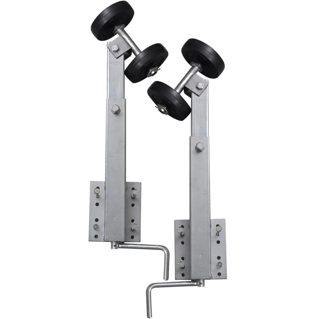 Suporte arco rolo duplo p/ reboque de barco conjunto 2 59-84 cm