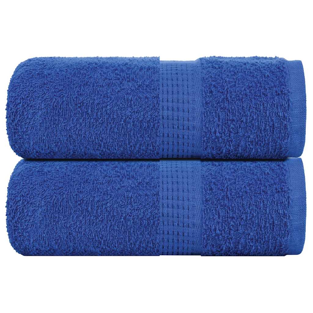 Toalhas de bidé frogn 2 pcs 30x50 cm 360 g/m² azul
