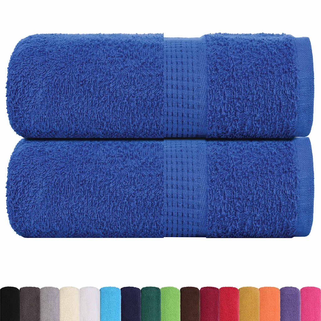 Toalhas de bidé frogn 2 pcs 30x50 cm 360 g/m² azul