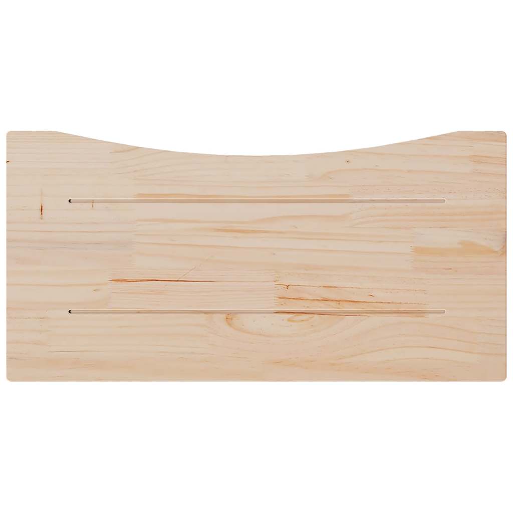 Tampo de secretária 80x40x2,5 cm pinho maciço
