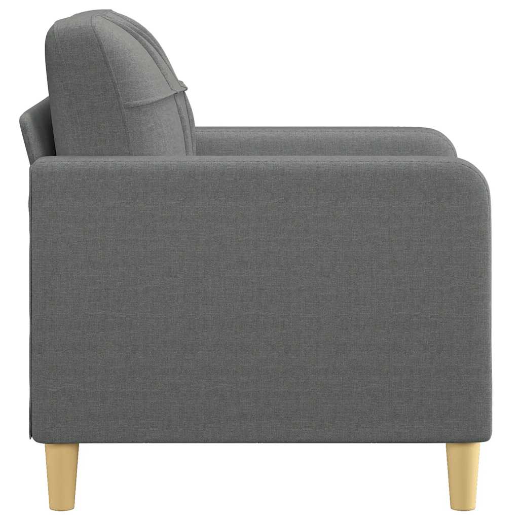 Poltrona 60 cm tecido cinzento-escuro