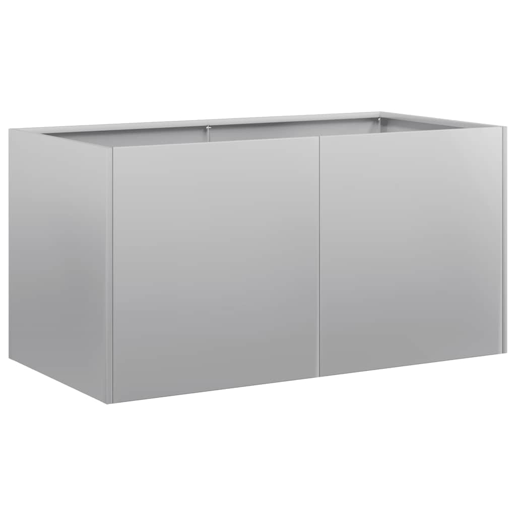 Planter 80x40x40 cm aço galvanizado