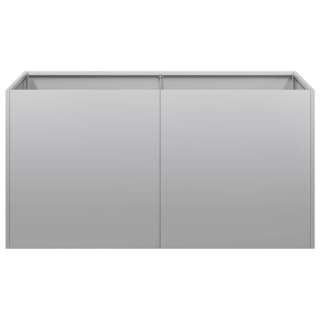 Planter 80x40x40 cm aço galvanizado
