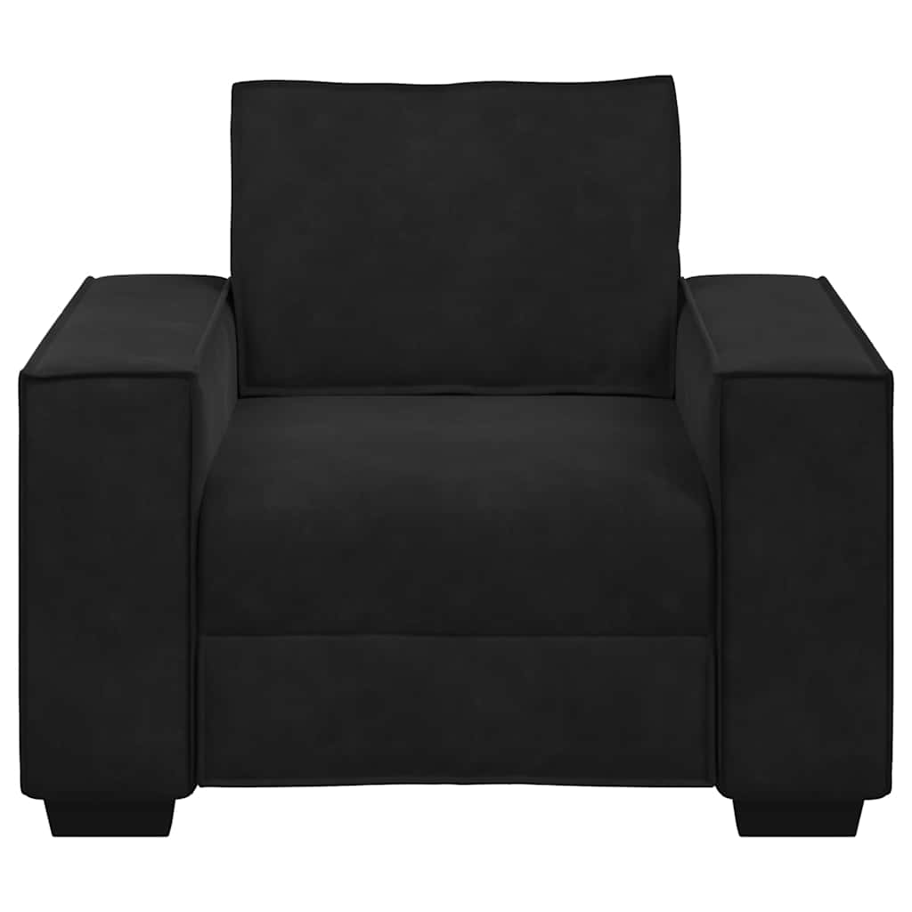 Poltrona 100x78x84 cm veludo preto