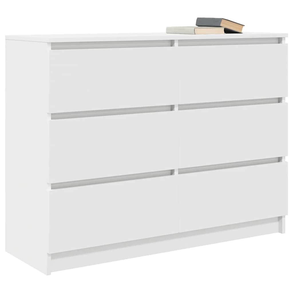 Aparador 100x35x76 cm derivados de madeira branco