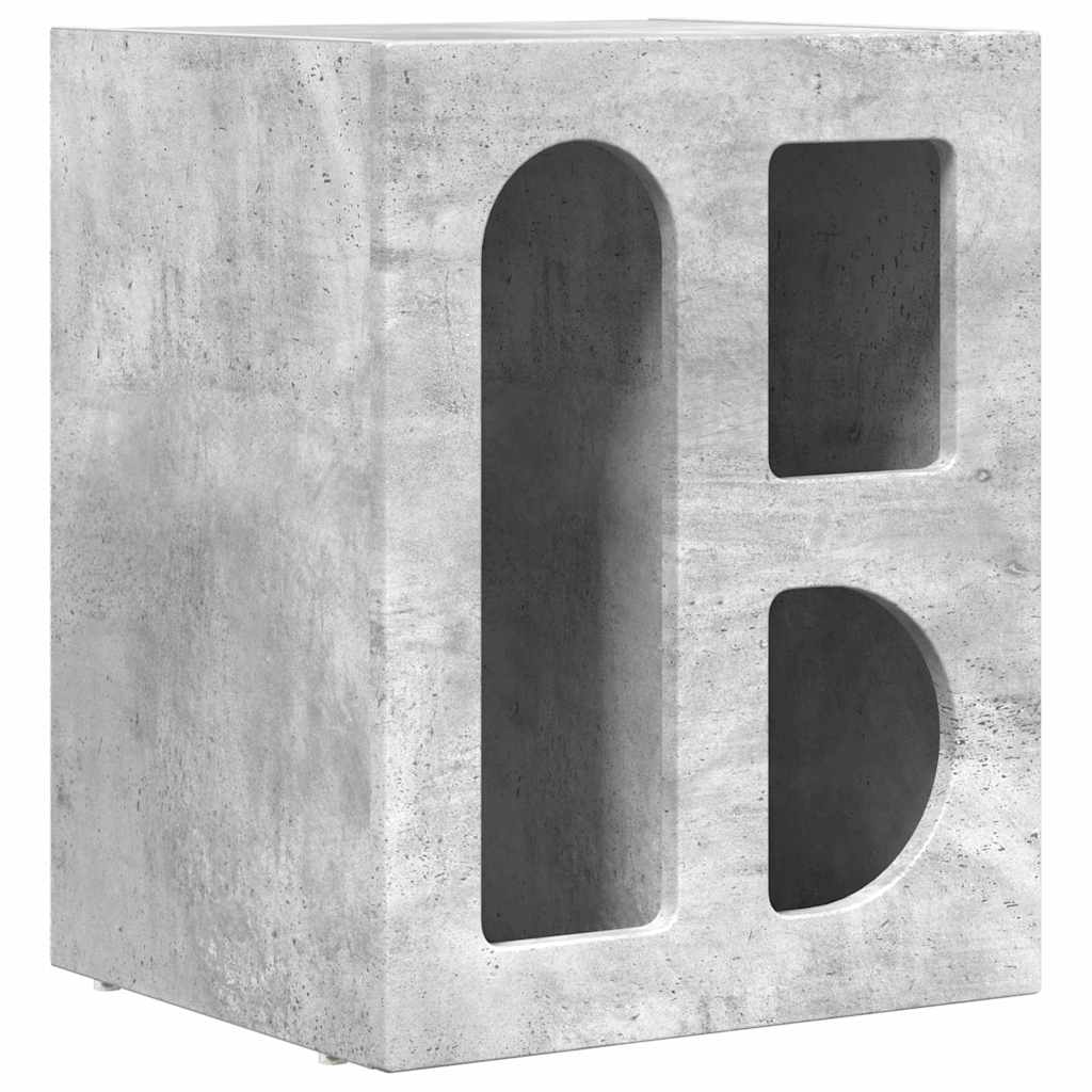 Mesa-de-cabeceira elst cinzento 40 x 35 x 50 cm