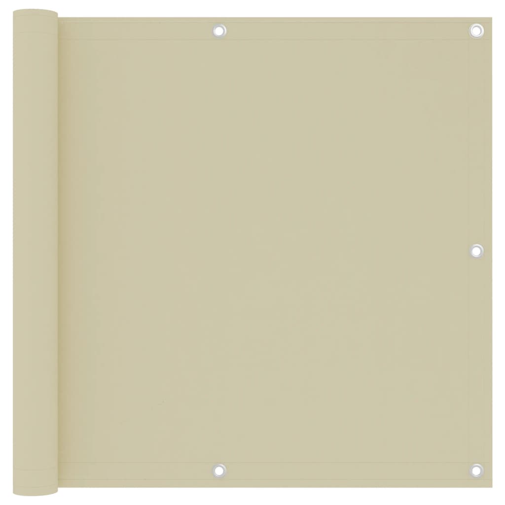 Tela de varanda 90x300 cm tecido oxford creme