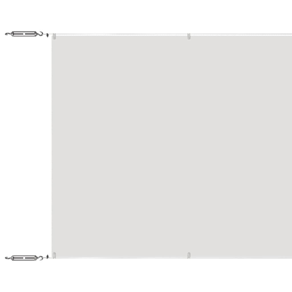 Toldo vertical 140x600 cm tecido oxford branco