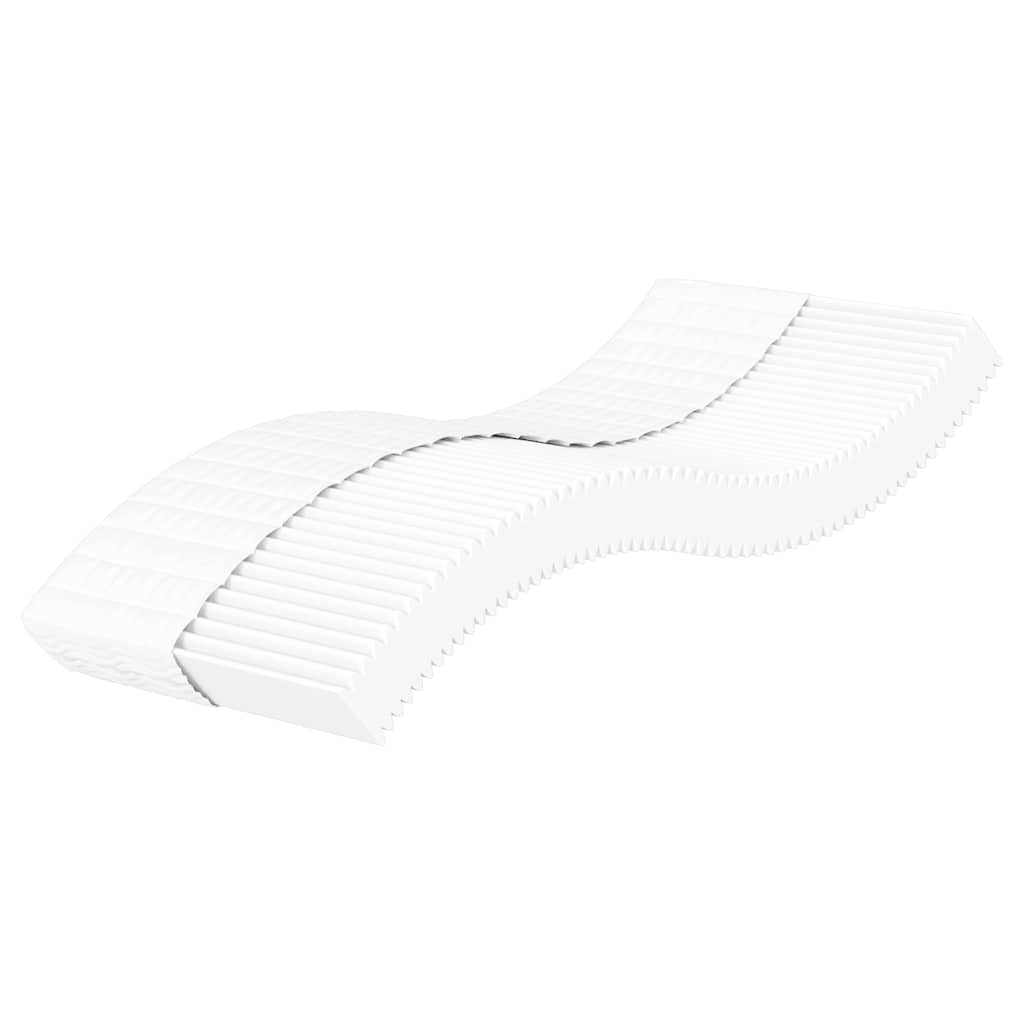 Colchão de espuma 80x220 cm dureza h2 h3 branco