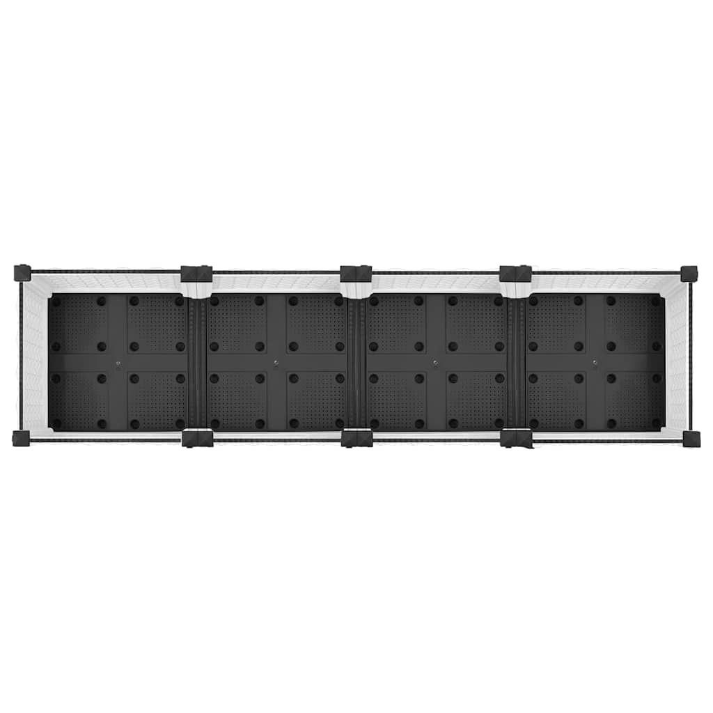 Canteiro elevado 160x40x71 cm polipropileno