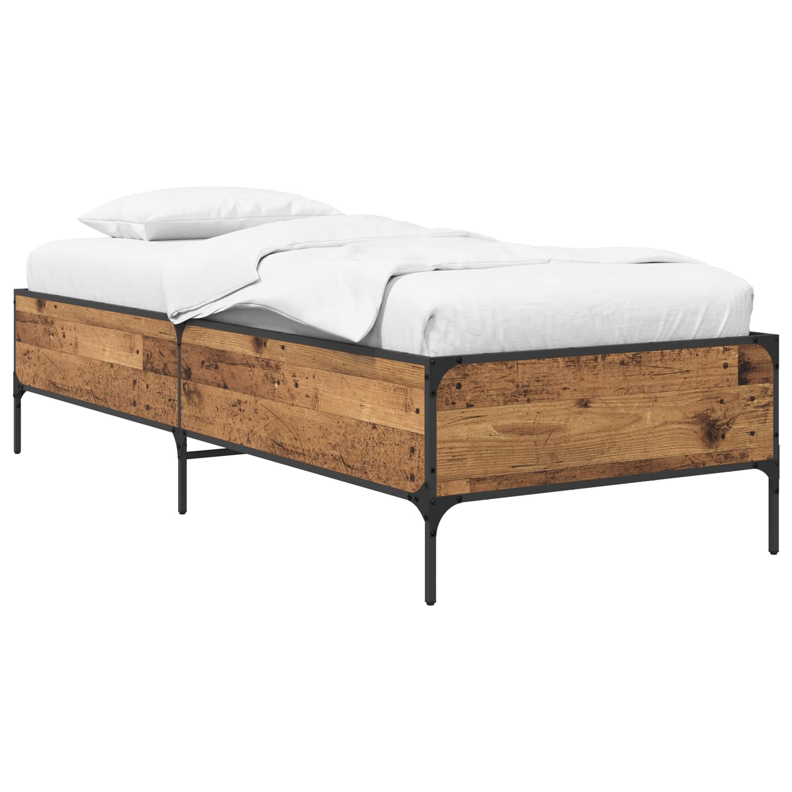 Estrutura da cama madeira antiga 80 x 200 cm