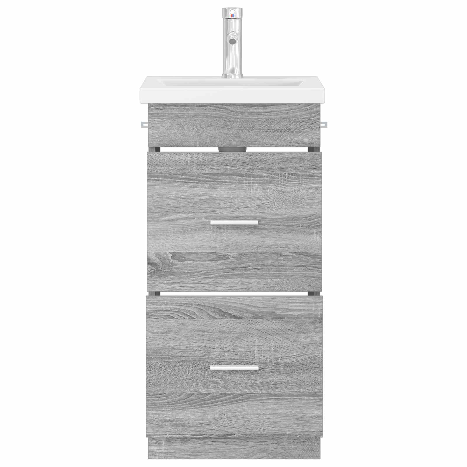 Gabinete de banheiro com pia sonoma cinzento 42 x 40 x 84,5 cm