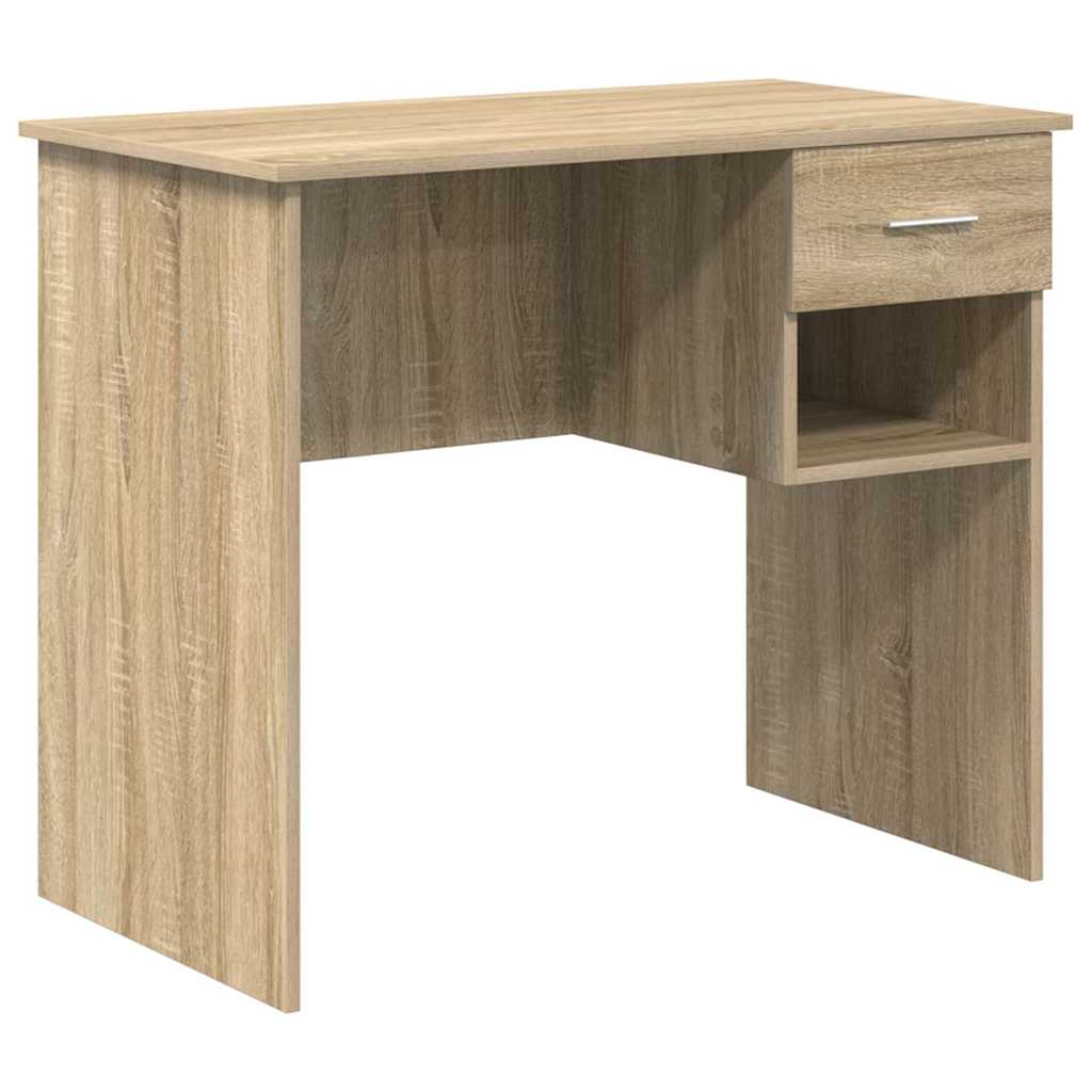 Mesa carvalho sonoma derivados de madeira 90 x 49 x 75 cm
