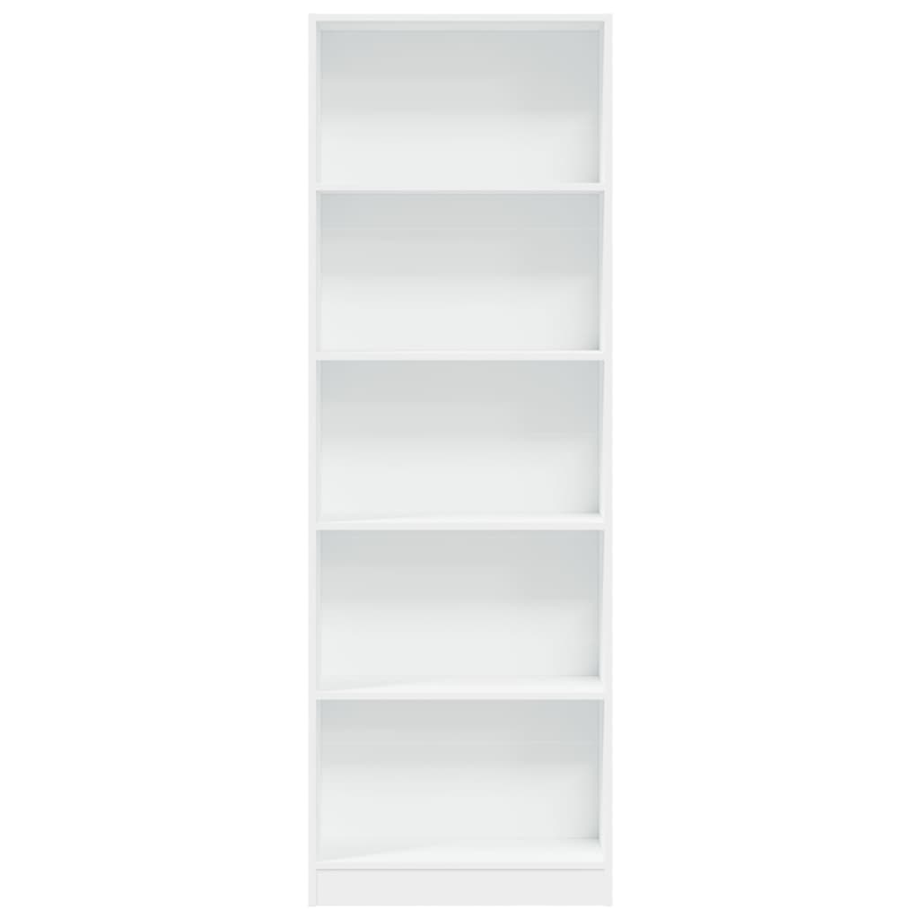 Estante branca 60x24x176 cm madeira engenheirada
