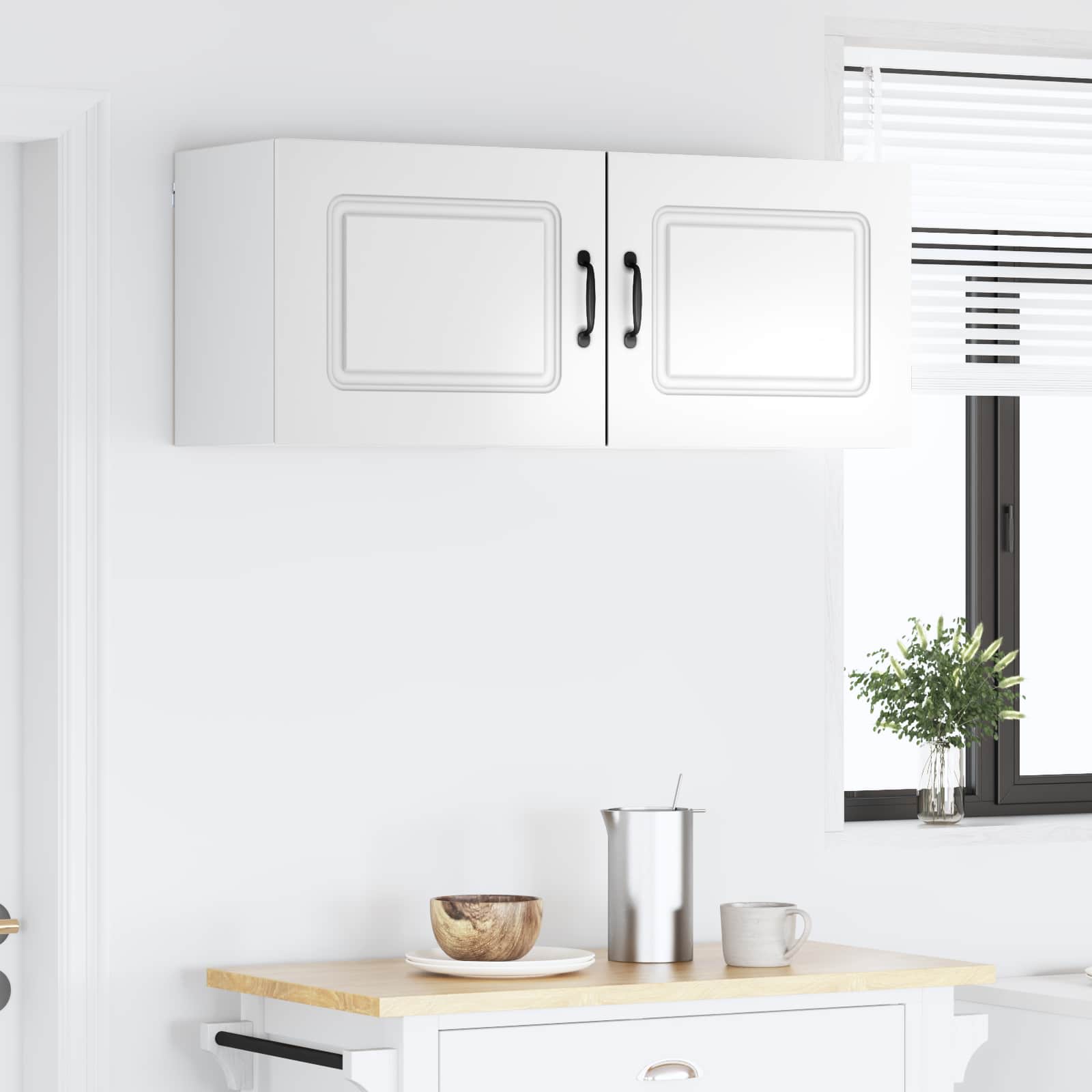 Painel de lava-louça kalmar 2 unid. branco brilhante