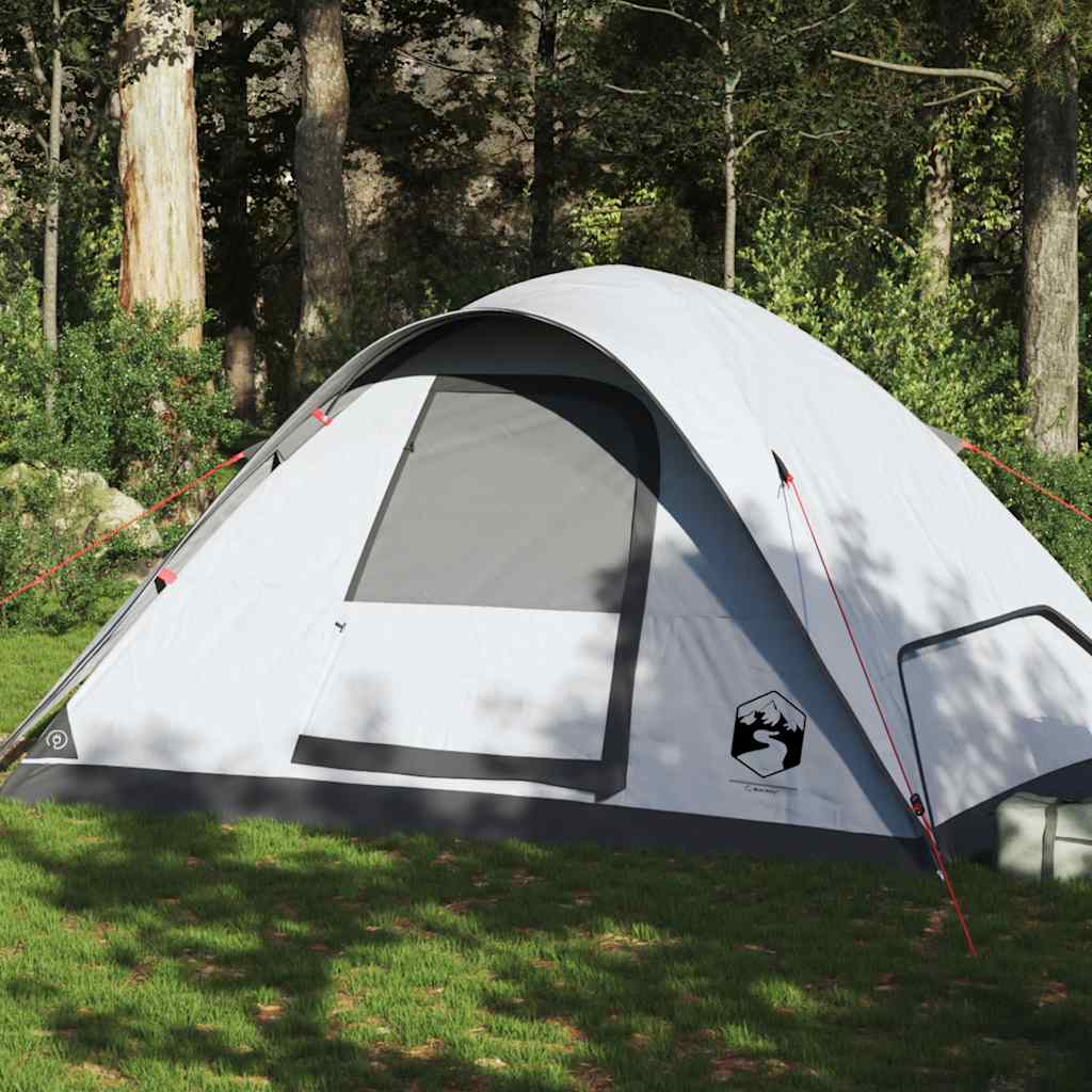 Tenda familiar cúpula p/ 6 pessoas opaca impermeável branco
