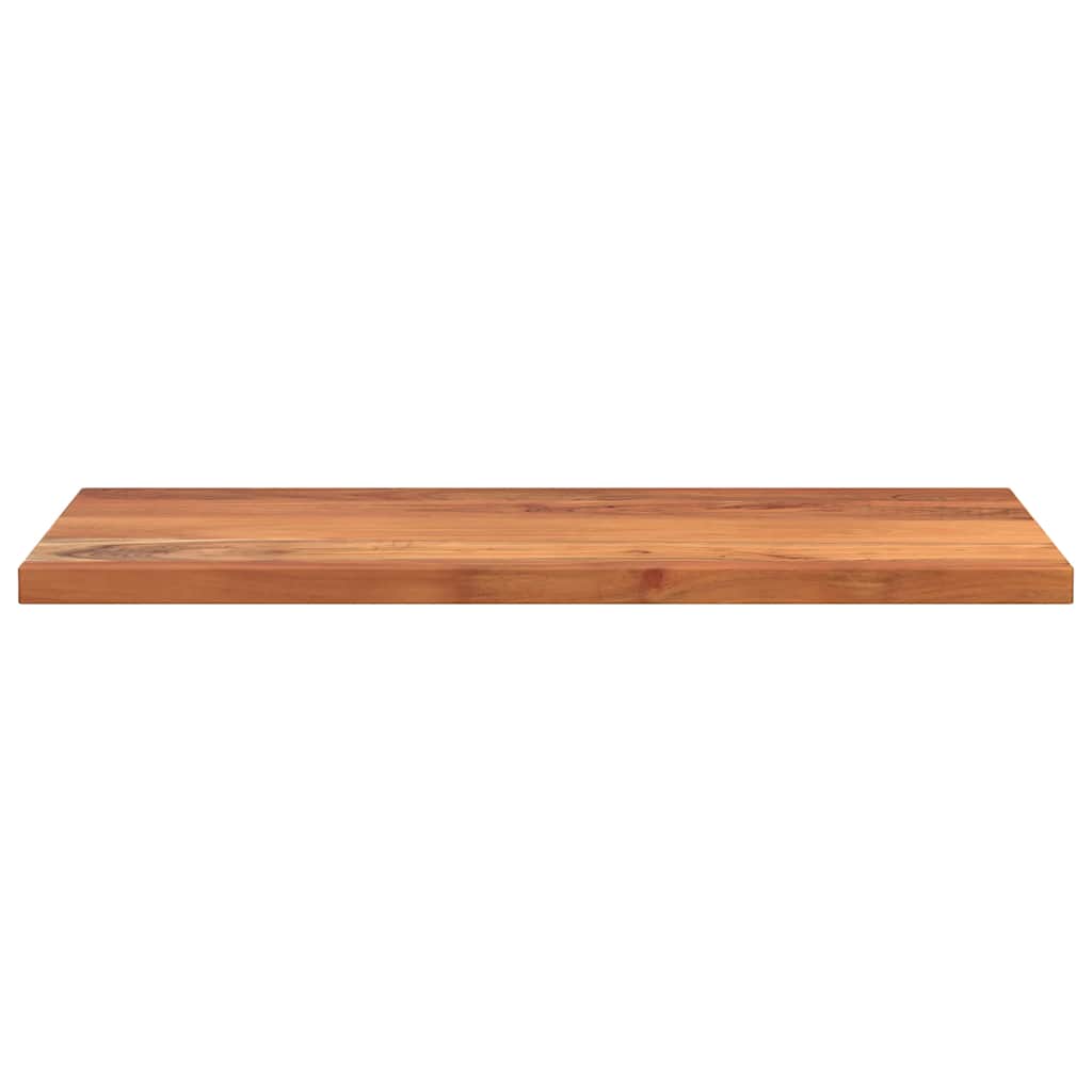 Tampo de mesa retangular 100x50x2,5 cm madeira de acácia maciça