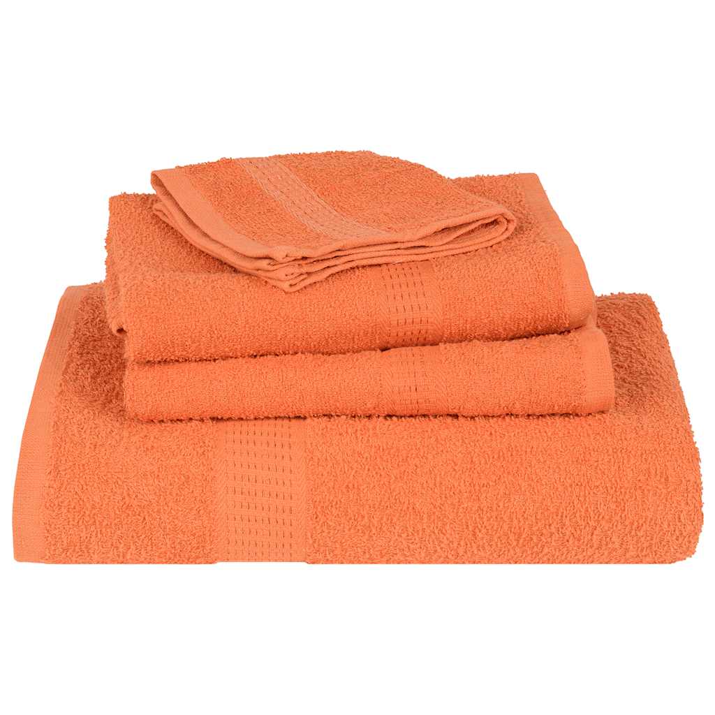 Toalhas de sauna frogn 2 pcs 80x200 cm 360 g/m² laranja