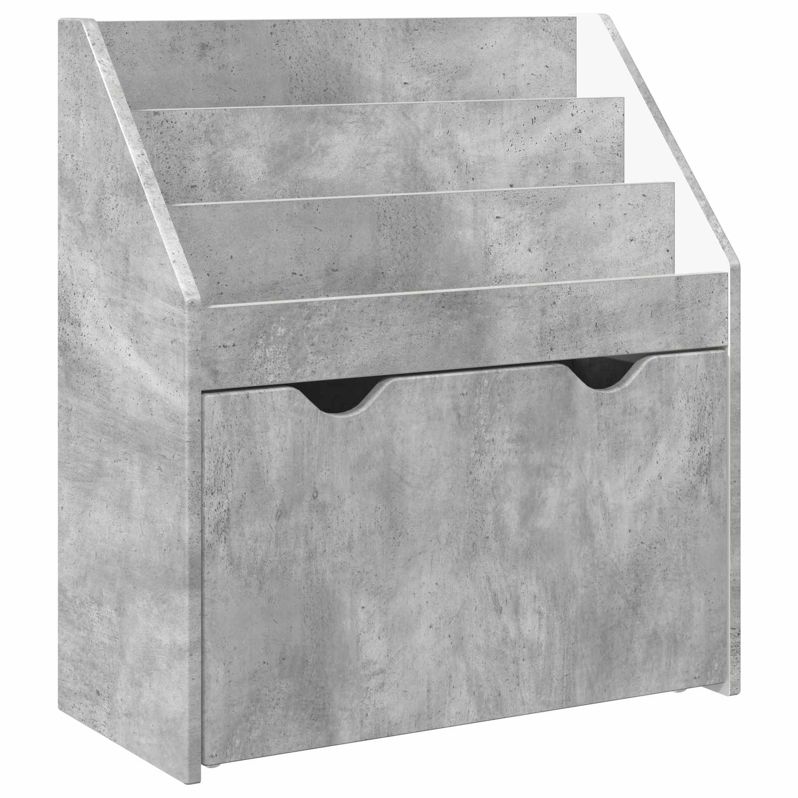 Estante infantil com gaveta cinzento 60 x 29,5 x 69 cm