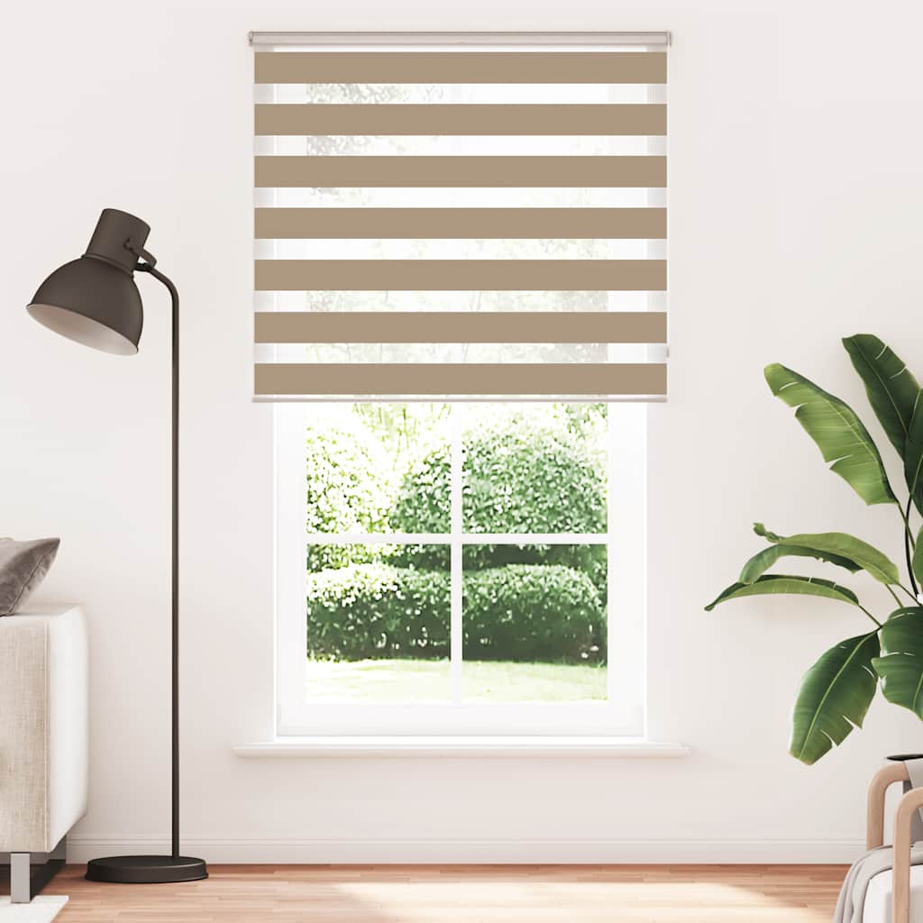 Cortina de zebra 125x230 cm largura do tecido 120,9cm poliéster