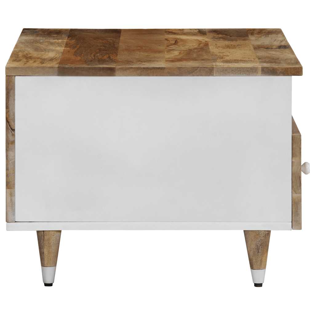 Mesa de centro 80x54x40 cm madeira de mangueira maciça
