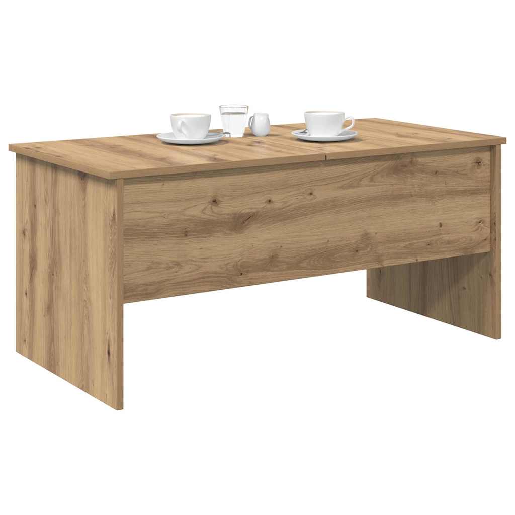 Mesa de centro carvalho artesanal 102 x 50,5 x 46,5 cm