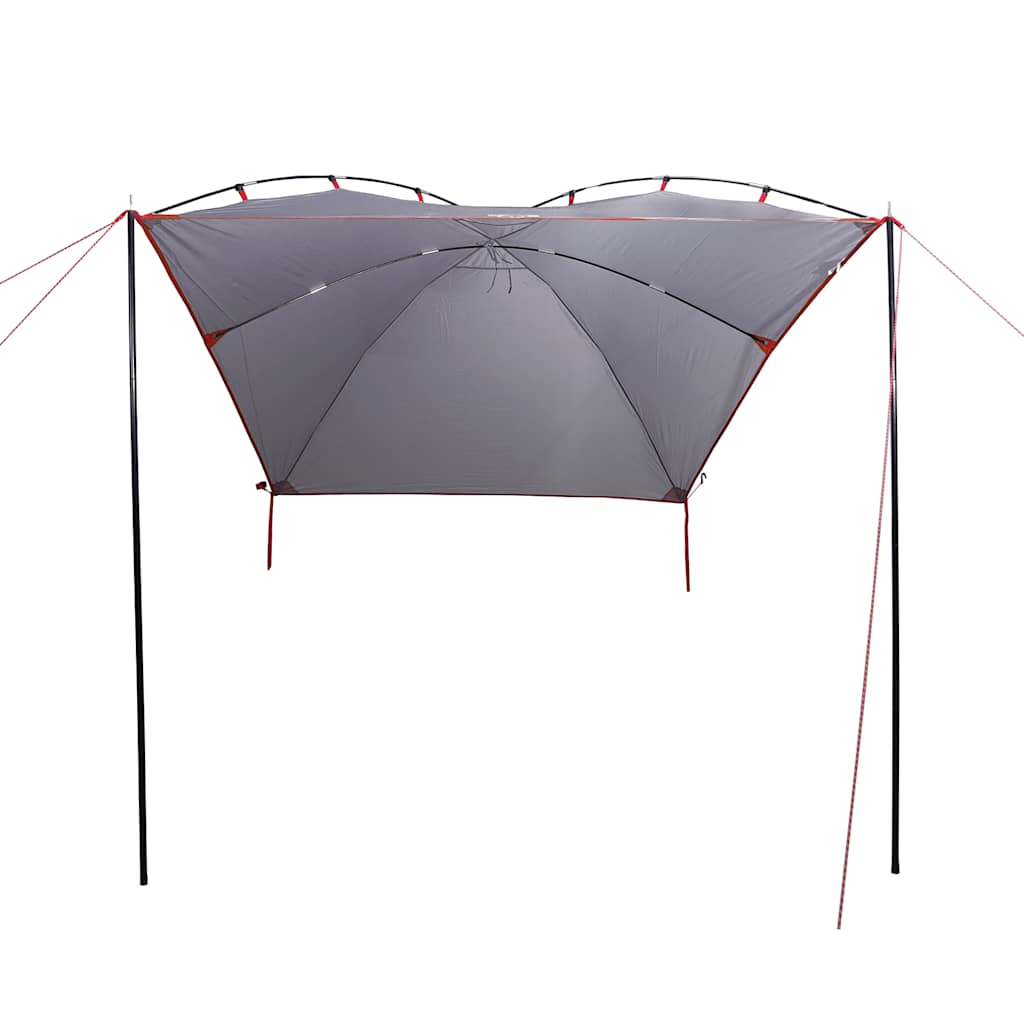 Tenda de carro impermeável cinzento e laranja