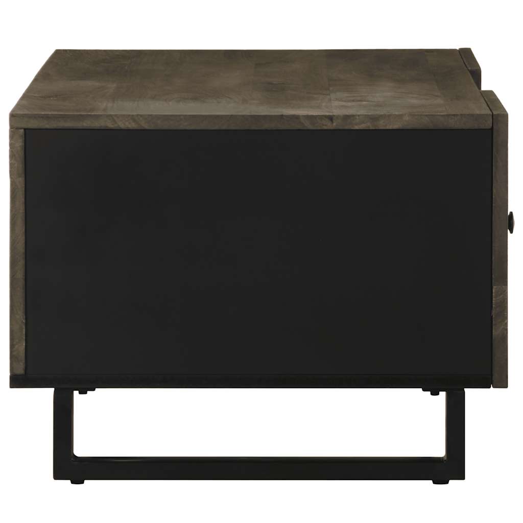 Mesa de centro 100x54x40 cm madeira de mangueira maciça preto