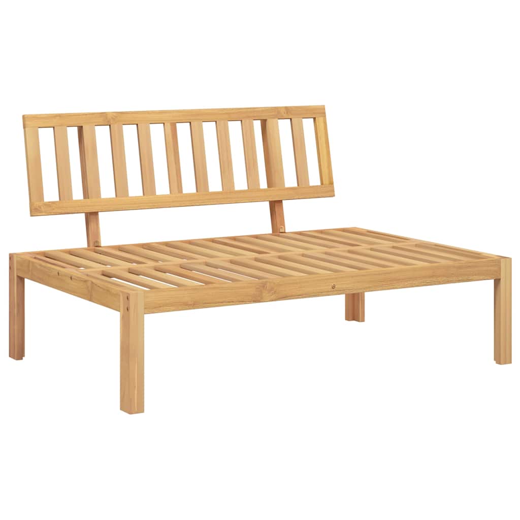 6 Pcs conjunto de móveis de paletes p/ jardim acácia maciça