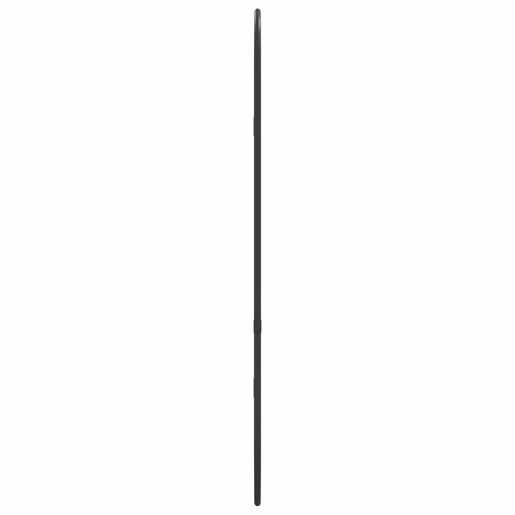 Espelho de parede 60x25 cm oval preto