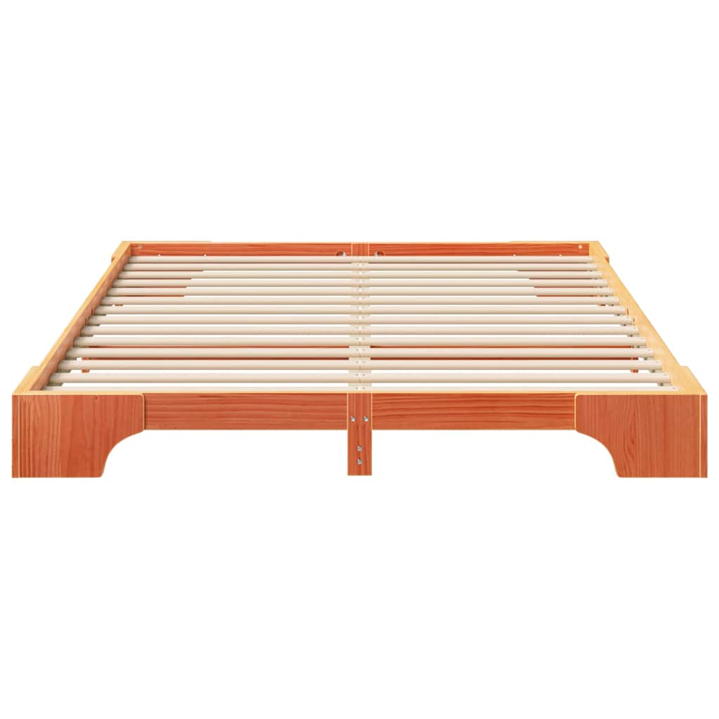 Estrutura da cama castanho 160 x 210 cm