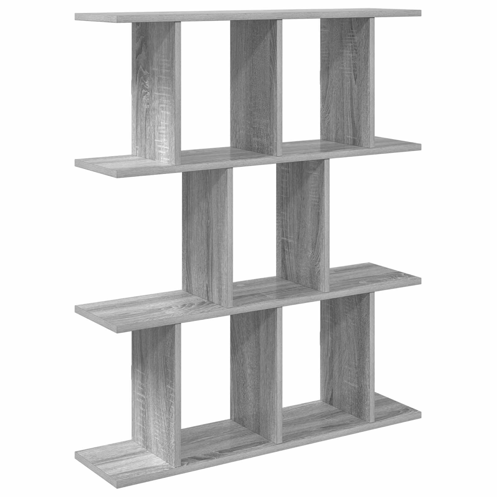 Prateleira de parede sonoma cinzento 102 x 20 x 96 cm