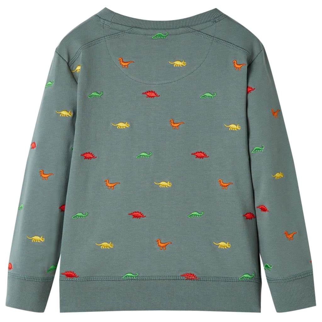 Sweatshirt para criança cor caqui 128