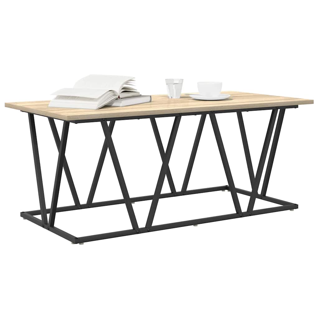 Mesa de centro carvalho sonoma 100 x 50 x 40 cm