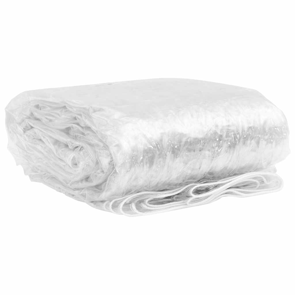 Encerado transparente com ilhós 1x10 m PVC