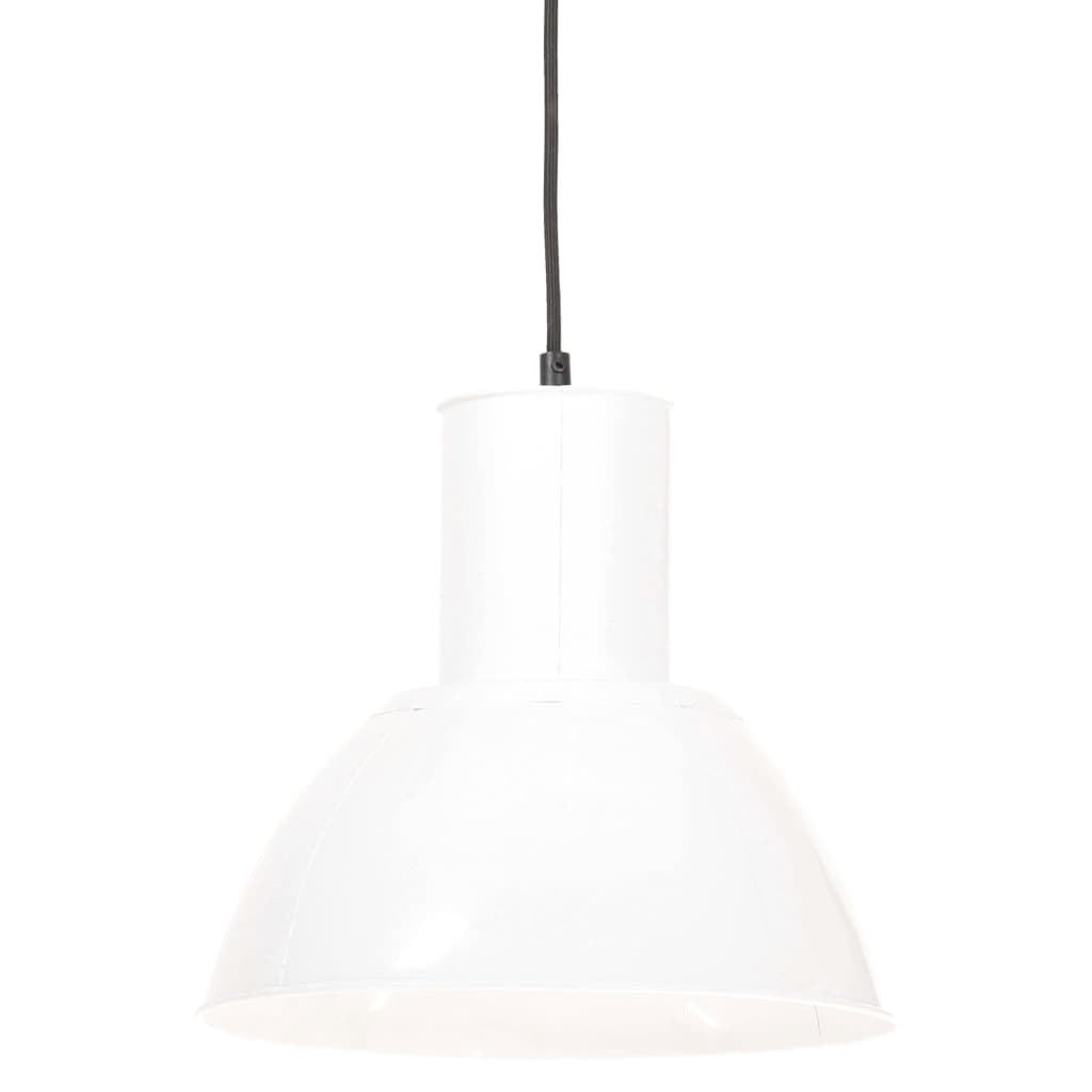 Candeeiro suspenso redondo 25 w 28,5 cm e27 branco