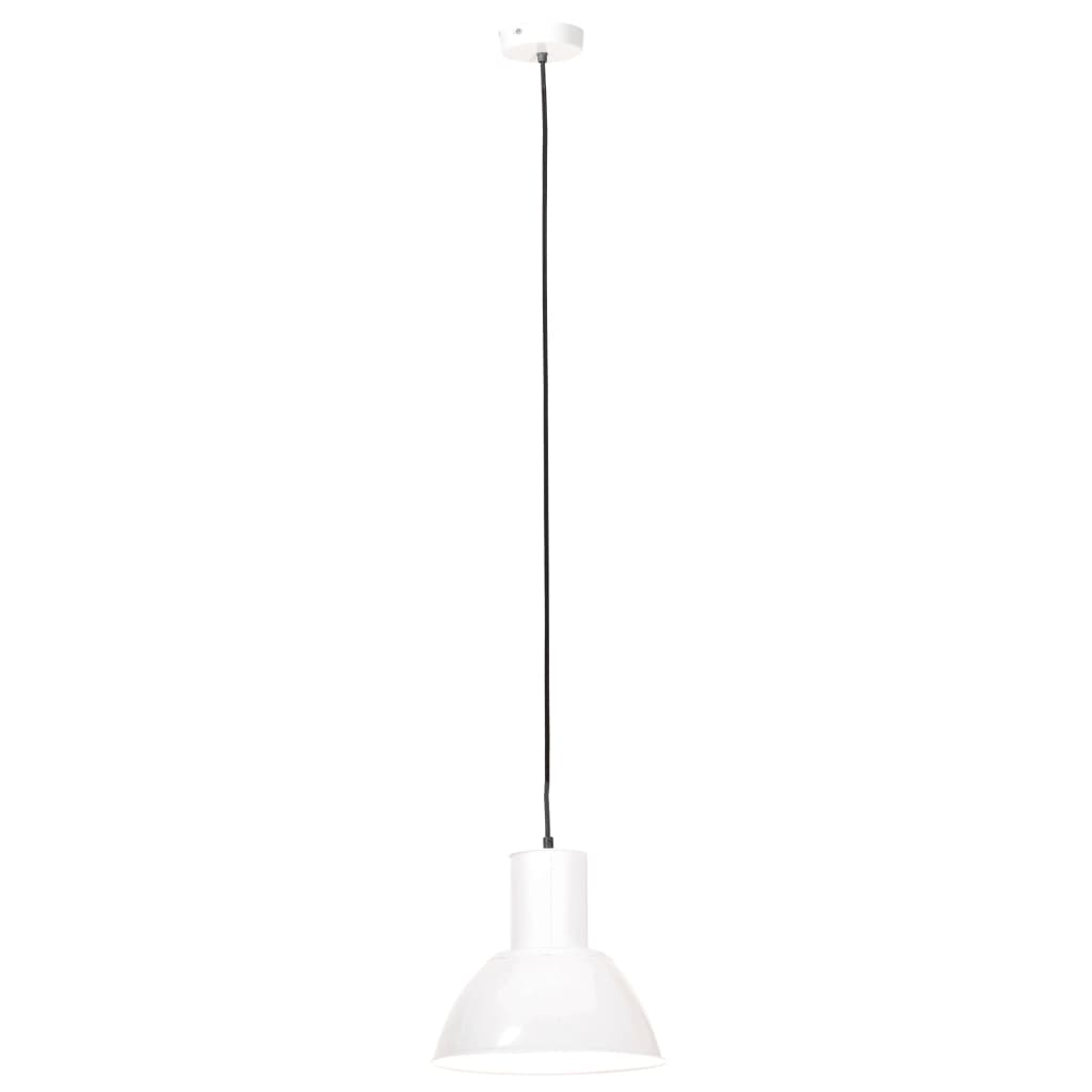 Candeeiro suspenso redondo 25 w 28,5 cm e27 branco