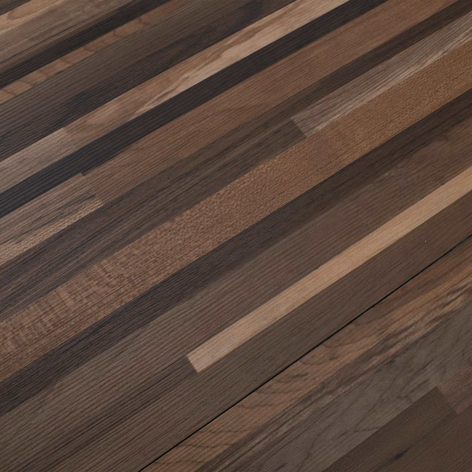 Pranchas de piso PVC autoadesivas marrom listrado 30,5 x 61 cm
