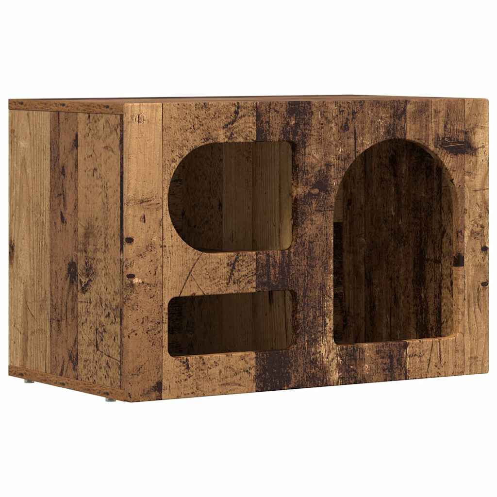 Gabinete para TV elst 60 x 35 x 40 cm madeira antiga