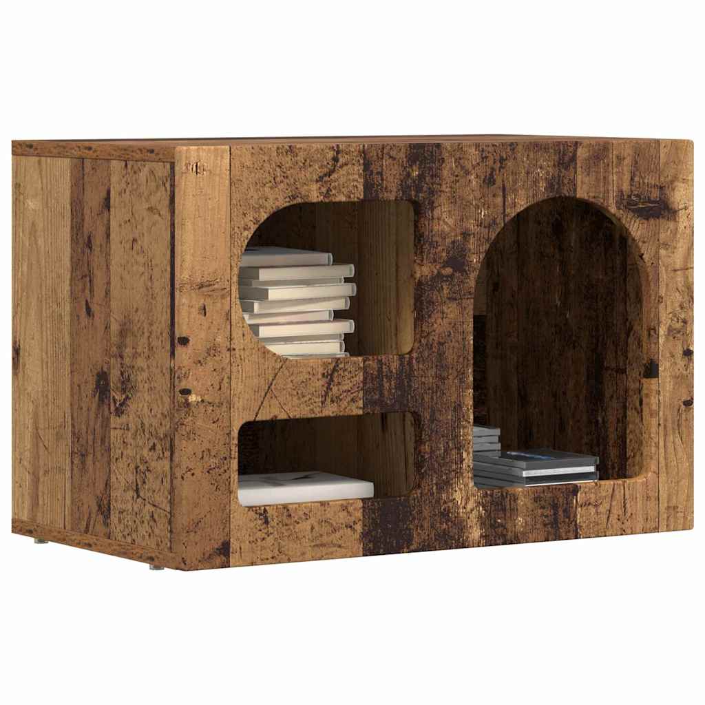 Gabinete para TV elst 60 x 35 x 40 cm madeira antiga