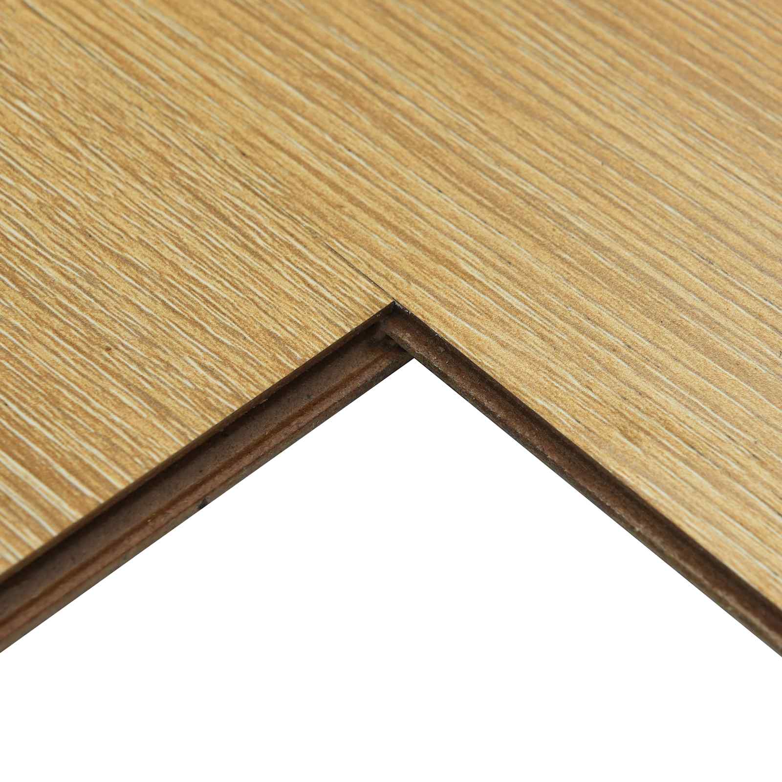 Piso laminado marrom dourado 101 x 20 x 0,8 cm 15 unid.