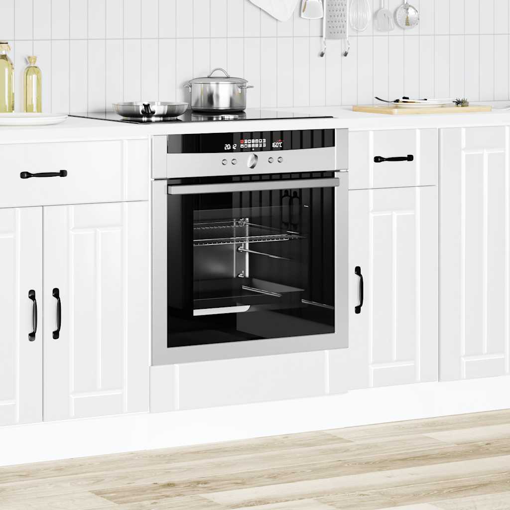 Armário forno lucca derivados de madeira branco brilhante