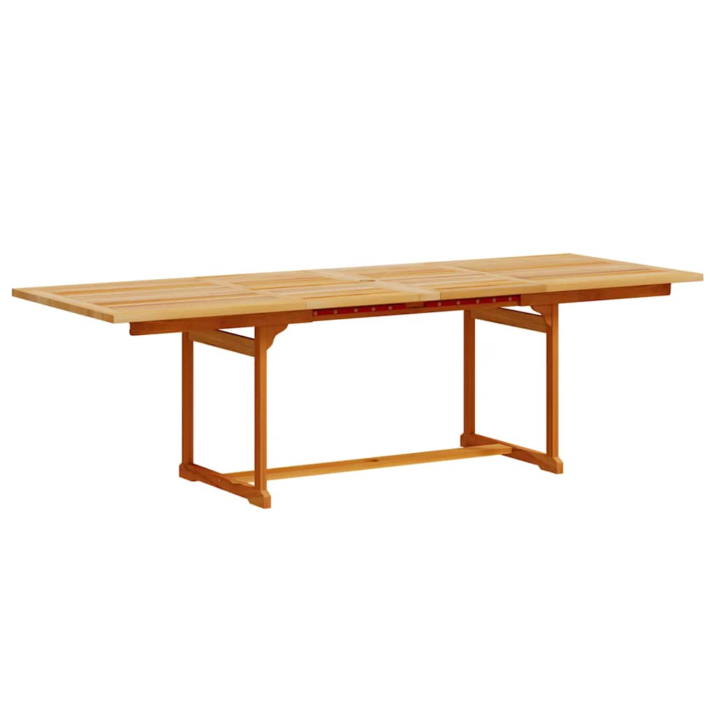 9 Pcs conjunto de jantar para jardim acácia maciça e textilene