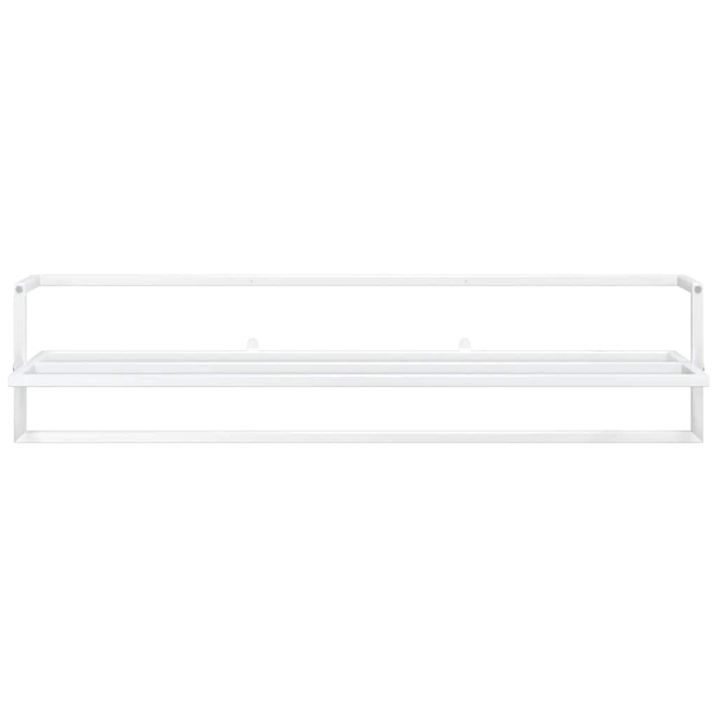 Toalheiro 95x25x22 cm ferro branco